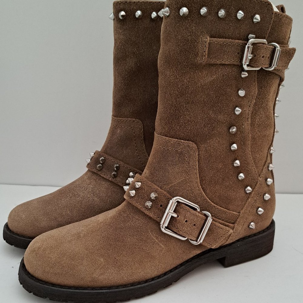 Zara leather boots USA 6.5 EUR 37